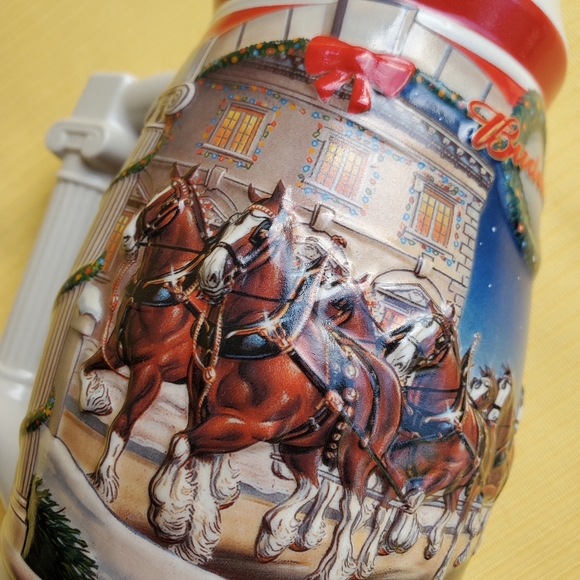 Budweiser Collectors Holiday Beer Stein - Picture 16 of 16